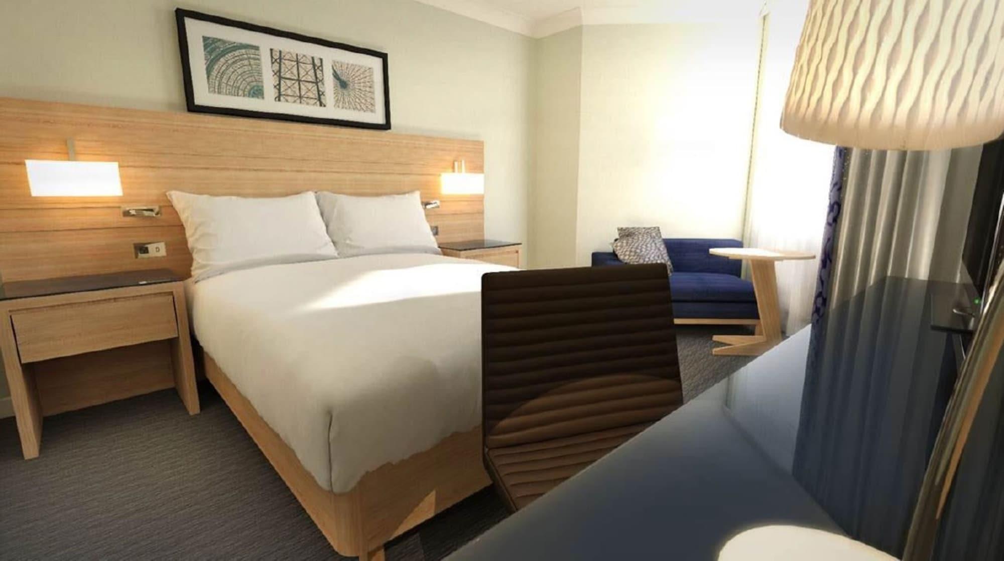 แกรนด์ โฮเต็ล แบล็กพูล Hotel แบล็คพูล ภายนอก รูปภาพ A room at the Hilton London Heathrow